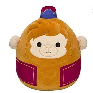 Disney Aladdin Squishmallow Abu Plush Stuffed Toy Excellent Condition